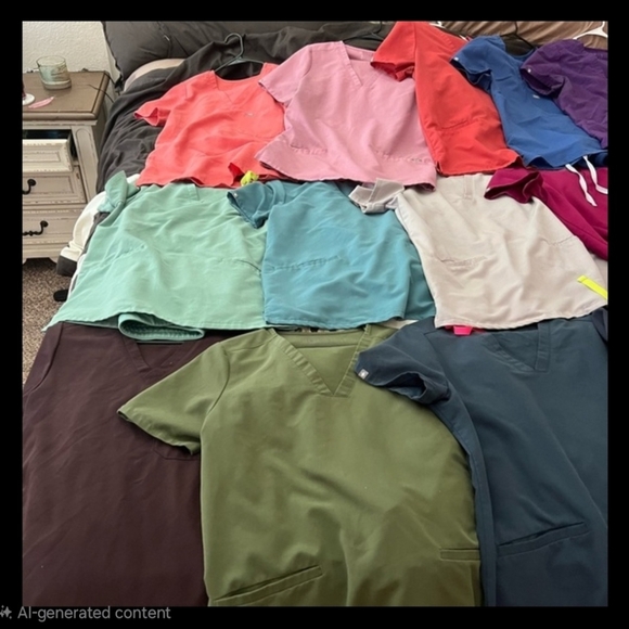 I am selling FIGS scrubs For $40/set. Majority are limited colors. - Picture 3 of 4